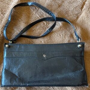 Dior Vintage Black Leather Shoulder Bag